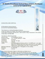 Antenna mobile verticale HF