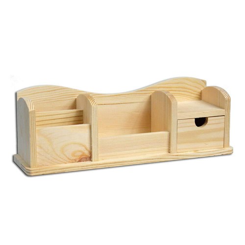 Portapenne organizer legno - organizer,