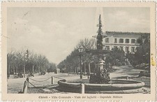 CHIETI - VILLA COMUNALE - VIALE DEI LAGHETTI - OSPEDALE MILITARE 1916