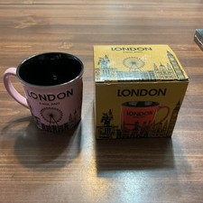 Tazza souvenir caffè Londra Inghilterra con scatola