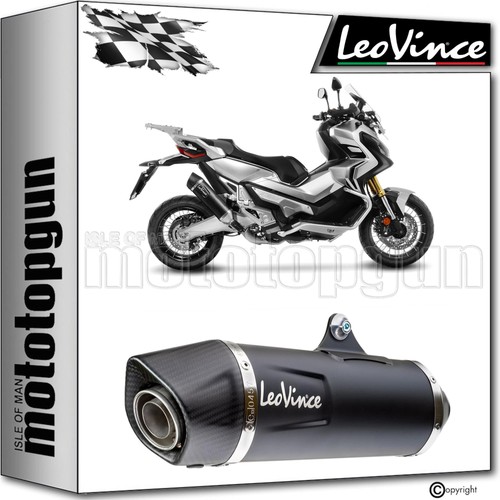 Leovince scarico nero acciaio - nero,
