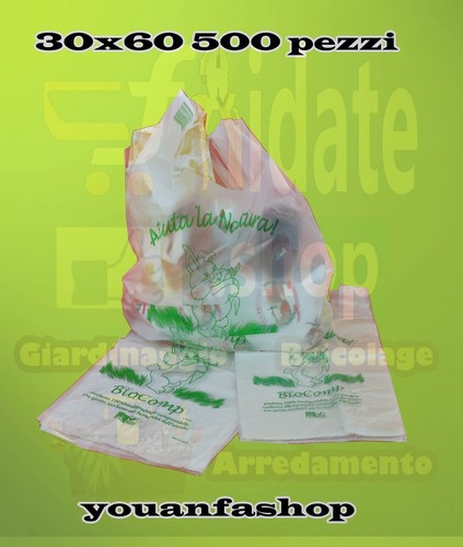 Buste shopper biodegradabili - shopper,