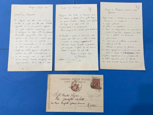 Lotto manoscritti autografo - lotto,