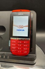 Telefono cellulare Nokia Asha 300 rosso - tastiera classica e touchscreen - sbloccato grado A