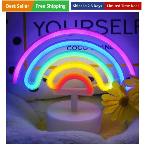 Luci neon arcobaleno - luci,