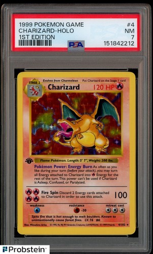 Pokemon charizard holo - charizard, 1a