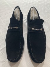 Mocassino uomo Bruno Magli nero scamosciato Pittore taglia 13