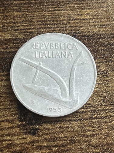 1953 italy ten lire - italy,