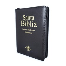Biblia Reina Valera 1960 con Promesas Compacta con Cierre Negro con Indice