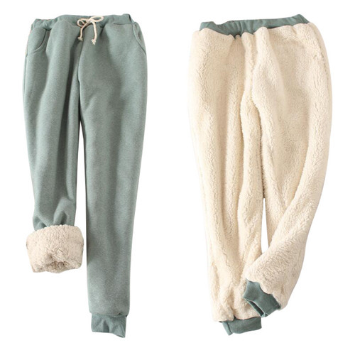 Pantaloni donna pile - in,