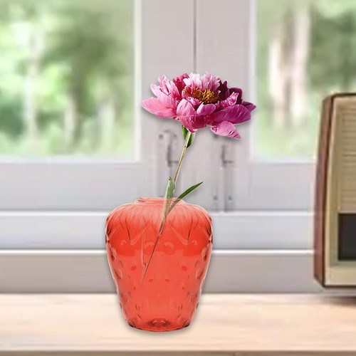 Vaso fragola fiori creativi - fragola,