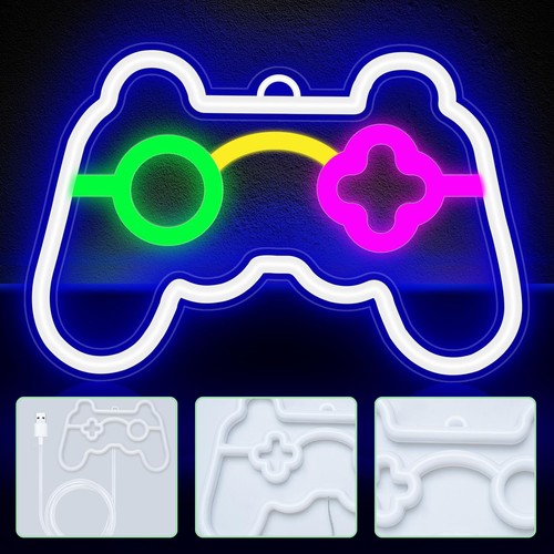 Insegna neon per giocatori - insegna,