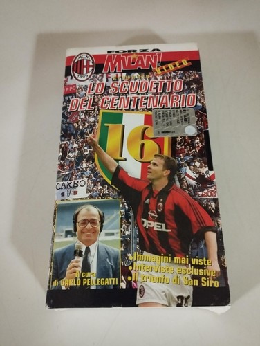 Vhs videocassetta forza milan - videocassetta,
