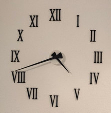 OROLOGIO DA PARETE 3D ADESIVO