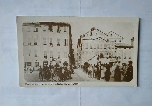 Cartolina chiavari piazza - cartolina,