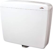 Cassetta WC Esterna a Zaino Bagno BIanca in ABS Kariba Super Eco Scarico Litri 9