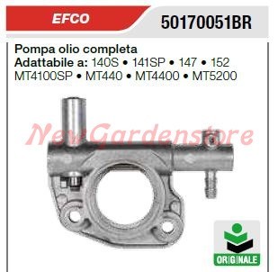 Pompa olio originale efco - pompa,
