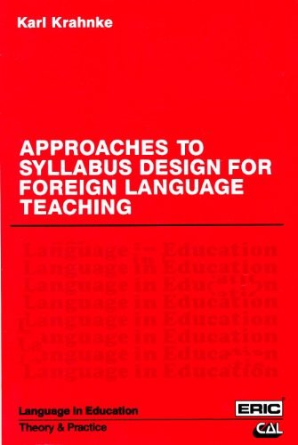 Approaches syllabus design - approaches,