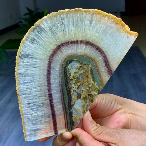 Fetta fluorite arcobaleno - fluorite,