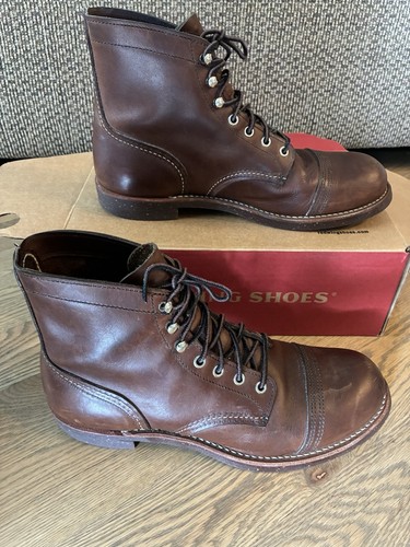 Stivali pelle red - wing, iron