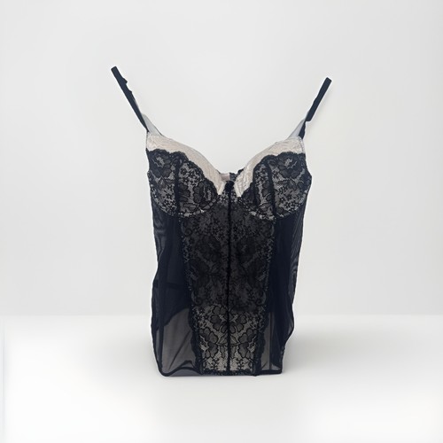 Top corsetto pizzo bianco - , e