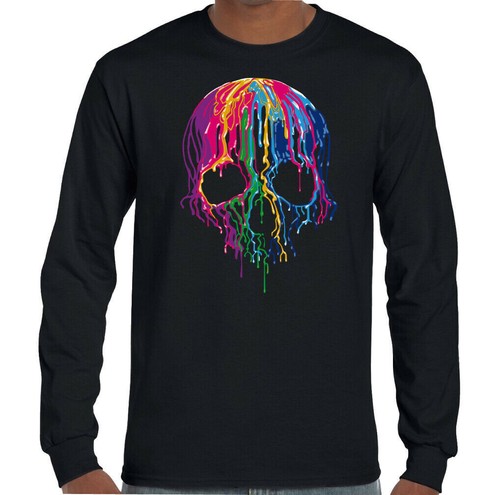 Maglietta skull con scolatura - skull,
