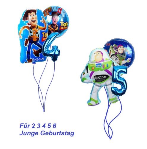 Toy story palloncino foil buzz - toy,