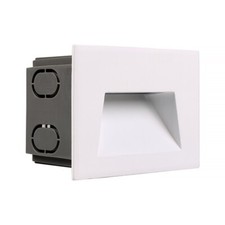FARETTO SEGNAPASSO LUCE LED DA INCASSO PER SCATOLA 503 5W ESTERNO INTERNO IP65