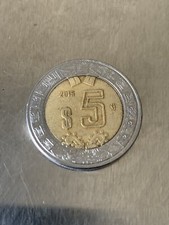 Moneta 5 Estados Unidos Mexicanos 2015