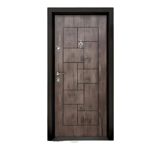 Porta blindata marrone - porta,