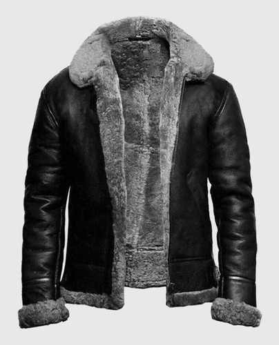 Giubbotto uomo raf nero - b3,