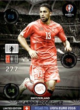 card adrenalyn XL Panini Road to Euro 2016 Limited 2016 # 277 Ricardo Rodriguez