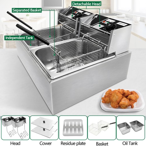 Friggitrice elettrica banco - friggitrice, da