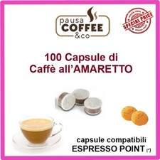 100 capsule CAFFE' ALL'AMARETTO compatibili Lavazza ESPRESSO POINT
