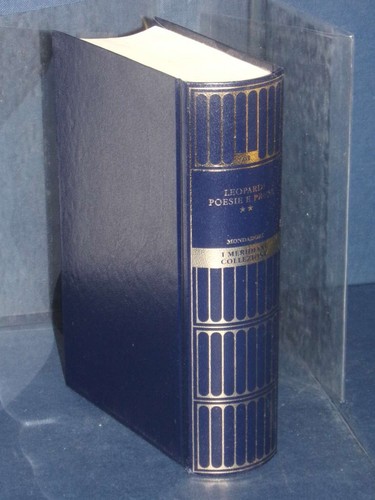 Leopardi poesie e prose - poesie,