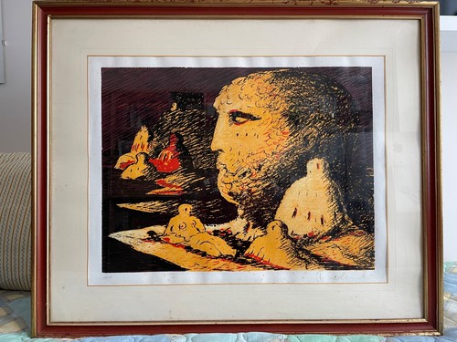 Litografia salvatore fiume - litografia,