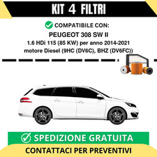 Kit 4 Filtri Tagliando per
