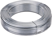 Filo Di Tensione in Acciaio Zincato, 2,7 Mm X 100 M, per Giardino, Recinzione