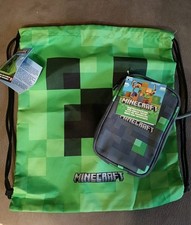 MINECRAFT LOTTO ZAINO SACCA