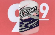 Adesivo Vintage Sticker Aufkleber Autocollant EXPRIT RACING KART 3D Fluo