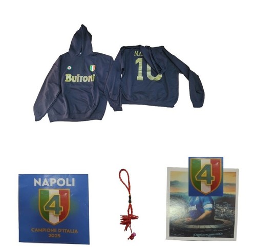Felpa nera stadio - stadio, maradona