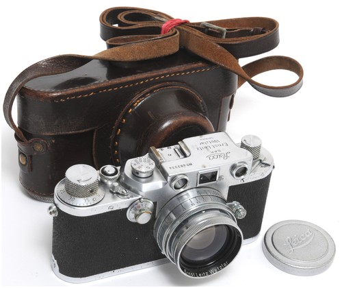 Leica iiic fotocamera - leica,