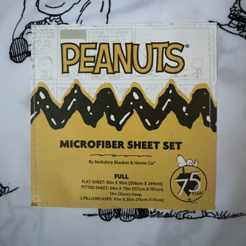 Set lenzuola peanuts full size - set,