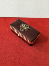 Scatolina in pelle con stemma