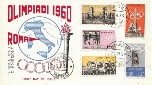 Italia fdc 1959 preolimpica - italia,