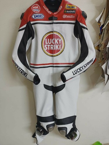 Tuta pelle per moto lucky - tuta,
