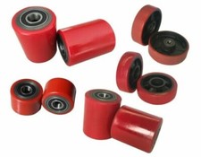 RUOTA RUOTE ROTELLA CARRELLO TRANSPALLETS CUSCINETTI ROTELLE CARICHI PESANTI   