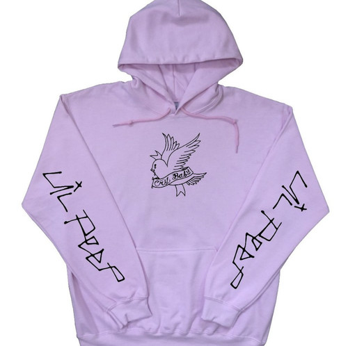 Felpa con cappuccio lil peep - lil,