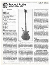 Warwick Thumb Bass articolo