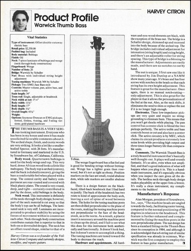 Warwick thumb bass articolo - thumb,